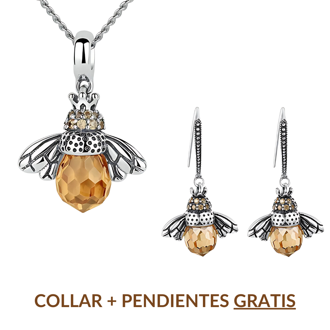 Set "Danza de Abeja": Pendientes y Collar a Juego GRATIS